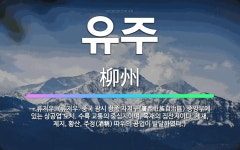 🌟유주: → 류저우. (류저우: 중국 광시 좡족 자치구(廣西壯族自治區) 중앙부에 있는 상공업 도시. 수륙 ... - 표준국어대사전
