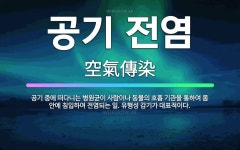 🌟공기 전염: 공기 중에 떠다니는 병원균이 사람이나 동물의 호흡 기관을 통하여 몸 안에 침입하여 전염되는 ... - 표준국어대사전