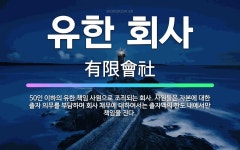 🌟유한 회사: 50인 이하의 유한 책임 사원으로 조직되는 회사. 사원들은 자본에 대한 출자 의무를 부담하며... - 표준국어대사전