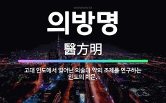 🌟의방명: 고대 인도에서 일어난 의술과 약의 조제를 연구하는 인도의 학문. - 표준국어대사전