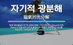 🌟자기적 광분해: 빛에 의한 물질의 자기적 상태의 변화. 1931년에 보스(Bose)와 라하(Raha)가 ... - 표준국어대사전