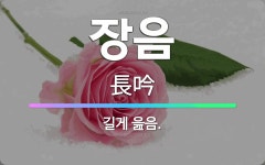 🌟장음: 길게 읊음. - 표준국어대사전