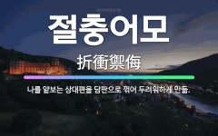 🌟절충어모: 나를 얕보는 상대편을 담판으로 꺾어 두려워하게 만듦. - 표준국어대사전