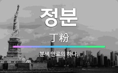 🌟정분: 분색 안료의 하나. - 표준국어대사전