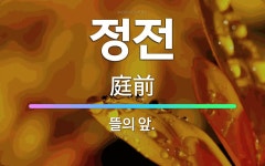 🌟정전: 뜰의 앞. - 표준국어대사전
