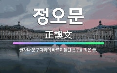 🌟정오문: 글자나 문구 따위의 바르고 틀린 문구를 적은 글. - 표준국어대사전