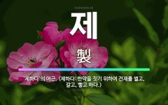 🌟제: ‘제하다’의 어근. (제하다: 한약을 짓기 위하여 건재를 썰고, 갈고, 빻고 하다.) - 표준국어대사전