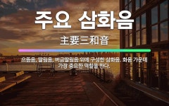 🌟주요 삼화음: 으뜸음, 딸림음, 버금딸림음 위에 구성한 삼화음. 화음 가운데 가장 중요한 역할을 한다. - 표준국어대사전