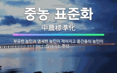 🌟중농 표준화: 부유한 농민과 영세한 농민이 적어지고 중간층의 농민이 많아지는 현상. - 표준국어대사전