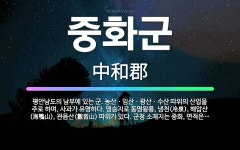 🌟중화군: 평안남도의 남부에 있는 군. 농산ㆍ임산ㆍ광산ㆍ수산 따위의 산업을 주로 하며, 사과가 유명하다. ... - 표준국어대사전