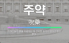 🌟주약: 미개인들이 병을 치료하는 데 신비한 효력이 있다고 믿는 물질. - 표준국어대사전