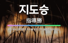 🌟지도승: 유도에서, 상대편이 지도를 받은 것이 원인이 되어 이김. - 표준국어대사전