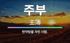 🌟주부: 한약방을 차린 사람. - 표준국어대사전