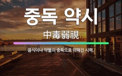 🌟중독 약시: 음식이나 약물의 중독으로 약해진 시력. - 표준국어대사전