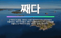 🌟째다: ‘짜이다’의 준말. (짜이다: 부분이 맞추어져 전체가 만들어지다. ‘짜다’의 피동사. (짜다: 부... - 표준국어대사전