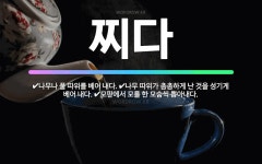 🌟찌다: 나무나 풀 따위를 베어 내다., 나무 따위가 촘촘하게 난 것을 성기게 베어 내다., 모판에서 모를... - 표준국어대사전