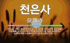 🌟천은사: 전라남도 구례군 광의면에 있는 절. 신라 흥덕왕 3년(828)에 범승(梵僧) 덕운(德雲) 조사가... - 표준국어대사전