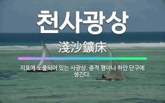 🌟천사광상: 지표에 노출되어 있는 사광상. 충적 평야나 하안 단구에 생긴다. - 표준국어대사전