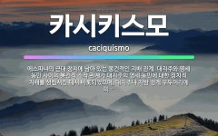 🌟카시키스모: 에스파냐의 근대 정치에 남아 있는 봉건적인 지배 관계. 대지주와 영세 농민 사이의 봉건적 소... - 표준국어대사전