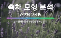 🌟축차 모형 분석: 인과 관계를 통하여 변동을 밝히는 분석. - 표준국어대사전