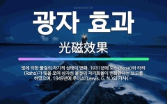 🌟광자 효과: 빛에 의한 물질의 자기적 상태의 변화. 1931년에 보스(Bose)와 라하(Raha)가 빛을... - 표준국어대사전
