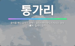 🌟통가리: 광석을 캐다 갑자기 광맥이 끊어지면서 부딪치게 되는 광상(鑛床) 둘레의 암석. - 표준국어대사전