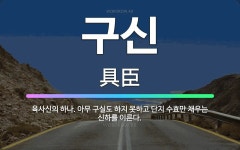 🌟구신: 육사신의 하나. 아무 구실도 하지 못하고 단지 수효만 채우는 신하를 이른다. - 표준국어대사전