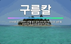 🌟구름칼: 삿자리를 겯기 위하여 나무를 얇고 길게 오려 내는 데 쓰는 칼. 날은 활 모양이며 두 손으로 잡... - 표준국어대사전