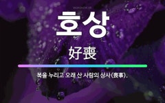 🌟호상: 복을 누리고 오래 산 사람의 상사(喪事). - 표준국어대사전