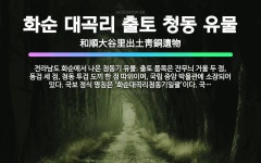 🌟화순 대곡리 출토 청동 유물: 전라남도 화순에서 나온 청동기 유물. 출토 품목은 잔무늬 거울 두 점, 동... - 표준국어대사전