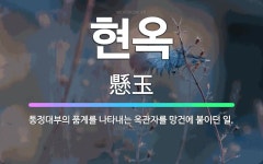 🌟현옥: 통정대부의 품계를 나타내는 옥관자를 망건에 붙이던 일. - 표준국어대사전