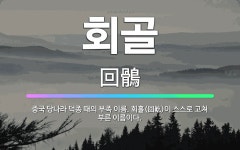 🌟회골: 중국 당나라 덕종 때의 부족 이름. 회흘(回紇)이 스스로 고쳐 부른 이름이다. - 표준국어대사전
