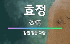🌟효정: 참된 정을 다함. - 표준국어대사전