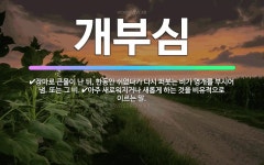 🌟개부심: 아주 새로워지거나 새롭게 하는 것을 비유적으로 이르는 말., 장마로 큰물이 난 뒤, 한동안 쉬었... - 표준국어대사전