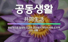 도우며사는가게 | 🌟공동생활: 본능적으로 일정한 시간과 공간에서 여럿이 서로 도우며 사는 생활. - 표준국어대사전