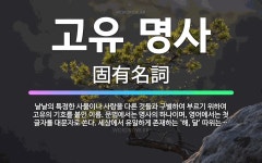 🌟고유 명사: 낱낱의 특정한 사물이나 사람을 다른 것들과 구별하여 부르기 위하여 고유의 기호를 붙인 이름.... - 표준국어대사전
