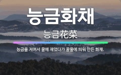 🌟능금화채: 능금을 저며서 꿀에 재었다가 꿀물에 띄워 만든 화채. - 표준국어대사전