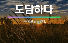 🌟도담하다: 야무지고 탐스럽다. - 표준국어대사전