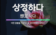 🌟상정하다: 어떤 정황을 가정적으로 생각하여 단정하다. - 표준국어대사전