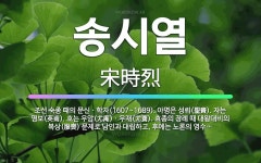 🌟송시열: 조선 숙종 때의 문신ㆍ학자(1607~1689). 아명은 성뢰(聖賚). 자는 영보(英甫). 호는 ... - 표준국어대사전