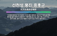 🌟선천성 풍진 증후군: ‘선천풍진증후군’의 전 용어. (선천 풍진 증후군: 임신부가 임신 초기에 풍진을 앓... - 표준국어대사전