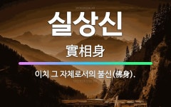 🌟실상신: 이치 그 자체로서의 불신(佛身). - 표준국어대사전