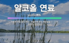 🌟알코올 연료: 자동차 연료 중의 하나. 가솔린에 무수 에탄올을 5~25% 혼합한 것이다. - 표준국어대사전