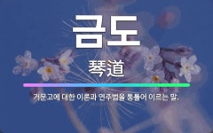 🌟금도: 거문고에 대한 이론과 연주법을 통틀어 이르는 말. - 표준국어대사전