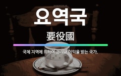 🌟요역국: 국제 지역에 의하여 권리나 이익을 받는 국가. - 표준국어대사전