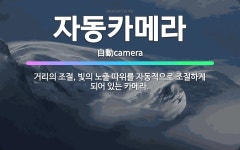🌟자동카메라: 거리의 조절, 빛의 노출 따위를 자동적으로 조절하게 되어 있는 카메라. - 표준국어대사전