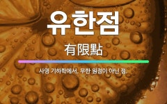 🌟유한점: 사영 기하학에서, 무한 원점이 아닌 점. - 표준국어대사전
