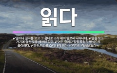 🌟읽다: 바둑이나 장기에서, 수를 생각하거나 상대편의 수를 헤아려 짐작하다., 사람의 표정이나 행위 따위를... - 표준국어대사전