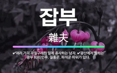 🌟잡부: 여러 가지 자질구레한 일에 종사하는 남자., 광산에서 일하는 광부 외의 인부. 질통꾼, 파석꾼 따... - 표준국어대사전