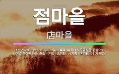 🌟점마을: 조선 시대에, 광산ㆍ도자기ㆍ유기(鍮器) 따위의 수공업장을 중심으로 하여 이루어진 마을. 금점ㆍ은... - 표준국어대사전